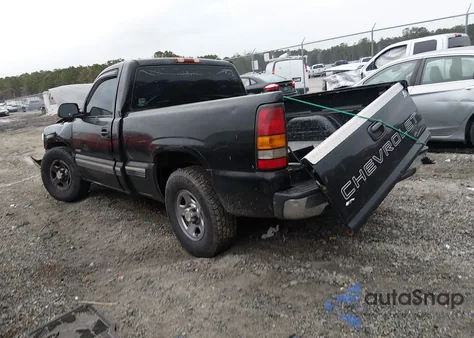 2000 Chevrolet Silverado 1500 из США, поврежденный, VIN 1GCEC14W6YZ109216